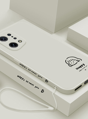 适用oppofindx5手机壳新款findx5pro液态硅胶软壳por男女情侣款0pp0镜头全包防摔pr0天玑版保护套卡通潮女孩