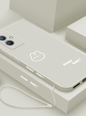 适用vivoy33s手机壳新款y33t男女y33e液态硅胶保护套viv0y32全包y32t防摔软壳y31s标准版简约卡通外壳开心兔