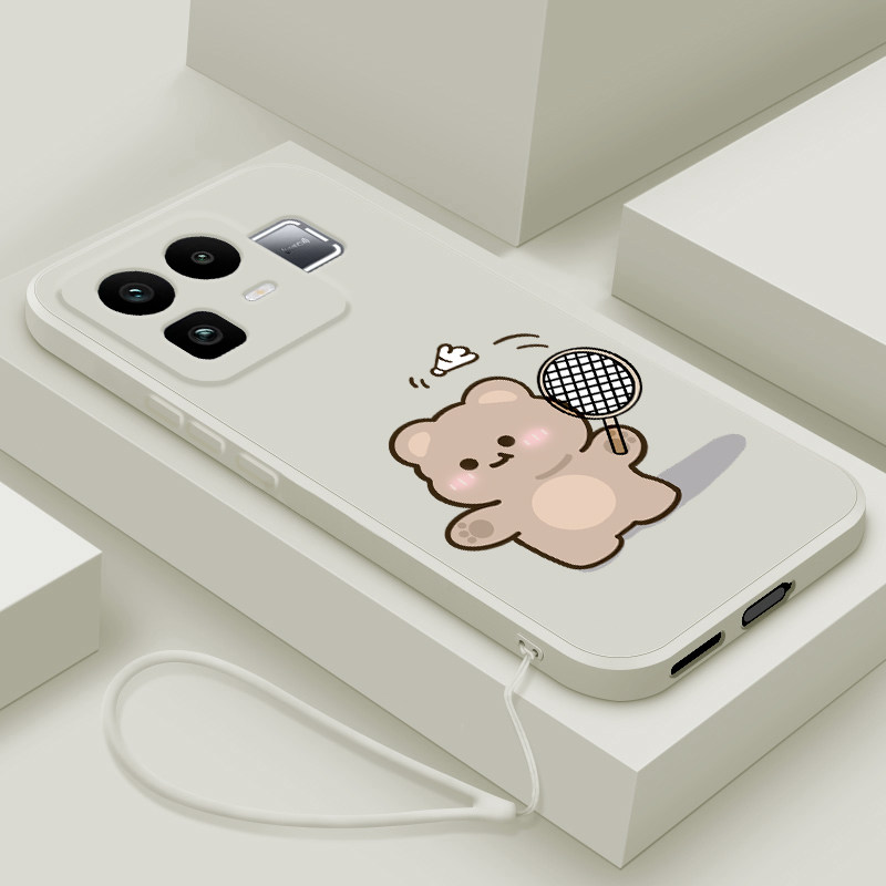 适用realme真我Neo8手机壳新款真我neo8液态硅胶软壳oppo镜头全包防摔保护套RMX8899男女情侣网红卡通羽毛熊,3C数码配件,手机保护套/壳,淘宝优惠券,粉丝福利购,淘宝优惠卷