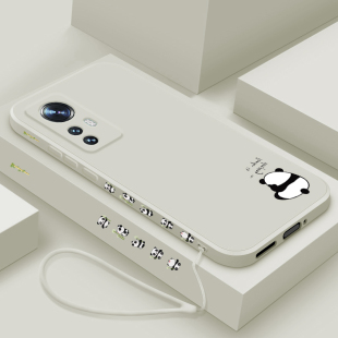 适用小米12手机壳12s新款小米12pro液态硅胶保护套12ultra男女生12x镜头全包防摔软壳十二天玑版por外壳熊猫