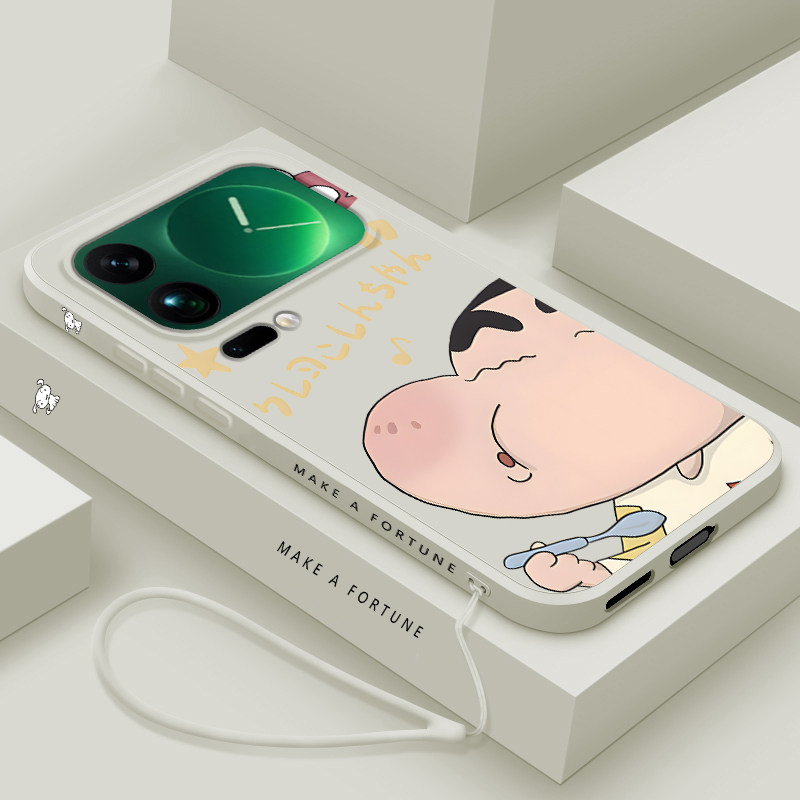 适用小米17promax手机壳新款xiaomi17液态硅胶软壳小米17pro镜头全包防摔保护套男女生网红卡通时尚外壳小新