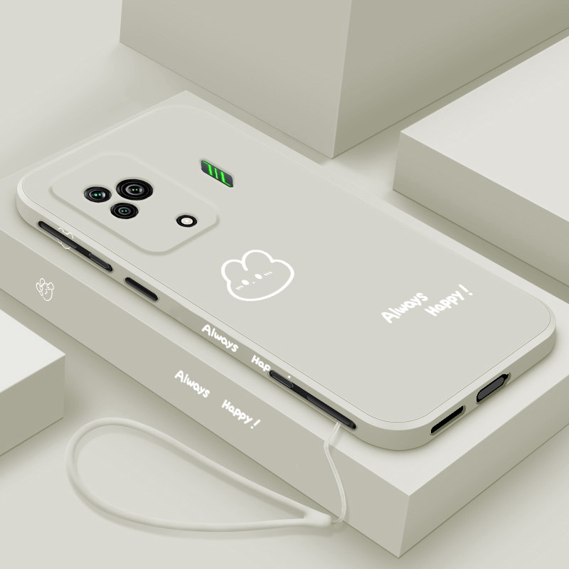 适用液态硅胶小米手机壳简约