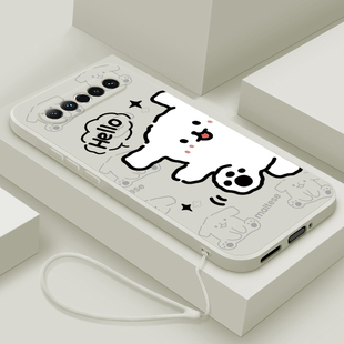 适用魅族17手机壳17pro新款meizu16液态硅胶保护套16thplus镜头全包魅族16spro卡通MZ16s软壳男女生可爱hello