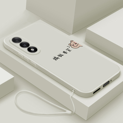 适用一加Ace5至尊版手机壳新款1+Ace5竞速版液态硅胶软壳oneplus镜头全包防摔保护套潮男女生创意卡通搞钱熊