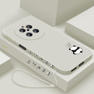 适用华为mate70手机壳新款mate70pro优享版液态硅胶软壳meta70pro+镜头全包防摔保护套Air男女生创意卡通熊猫