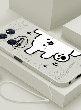 适用一加Ace手机壳新款oneplusAcepro液态硅胶保护套1十潮男女生1+ace竞速版镜头全包防摔软壳卡通可爱hello