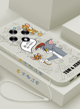 适用oppoA3 5G手机壳新款oppo A3x液态硅胶A3pro保护套A3活力版镜头全包A3i防摔A3iplus软壳男女潮牌卡通猫鼠