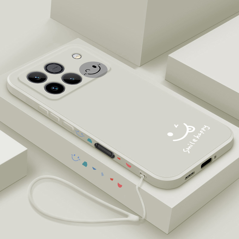 适用荣耀WIN手机壳新款荣耀WIN RT液态硅胶保护套华为honor镜头全包防摔软壳AAP-AN00男女生个性创意网红笑脸