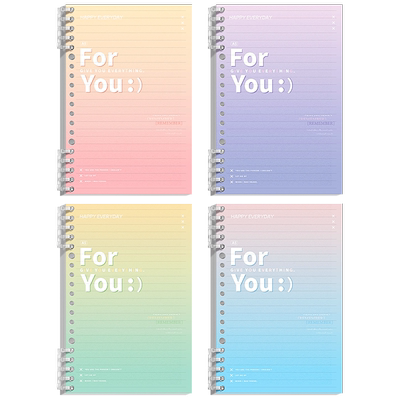 高颜值活页本不硌手b5可拆卸笔记本本子简约大学生初高中生专用加厚外壳a4小学生记事纸线圈本扣环记录本文具