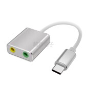 typec声卡USB带线7.1铝合金笔记本台式 机电脑转换3.5音频麦克风