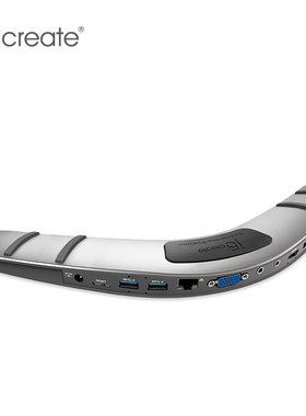 j5create扩展坞JUD480外置显卡USB转HDMI转换器VGA网卡耳机麦克风