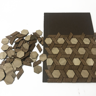 小屋diy手工创意场景房屋模型建筑拼装玩具女生材料异形木地板条1