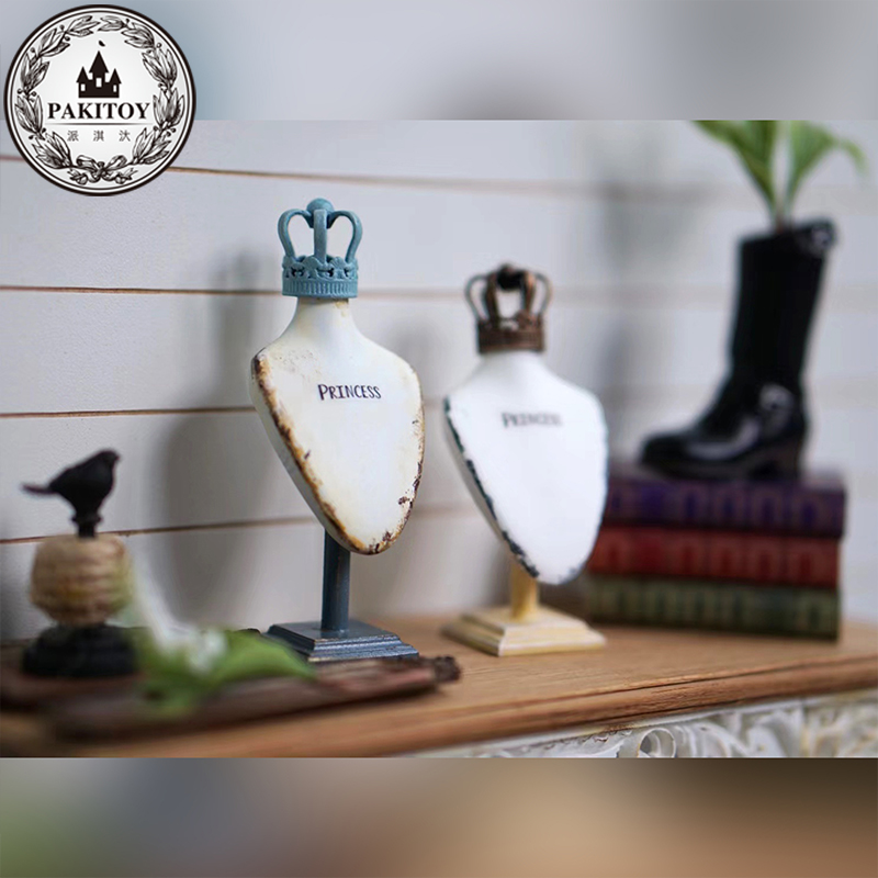DOLLHOUSE派淇汏微缩场景型布娃6分配件实拍成品皇冠模特首饰座
