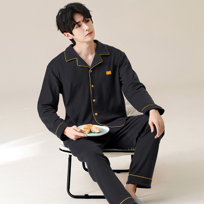 7XL睡衣男士厚款德绒长袖青少年秋冬季特大码300-330斤家居服