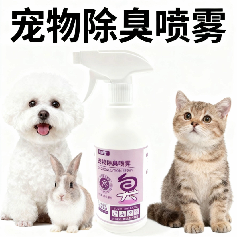 宠物除臭喷雾【猫狗兔子祛尿味】