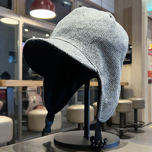 鸭舌护耳帽男女秋冬季加厚加绒雷锋帽东北户外骑车滑雪飞行员帽子