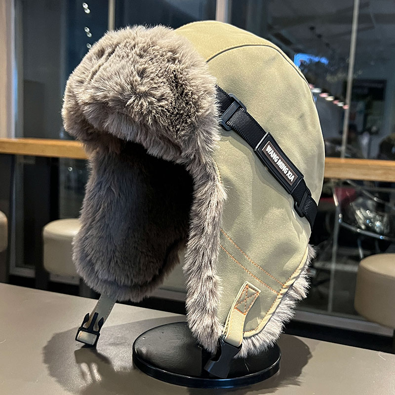 雷锋帽护耳帽日韩男女秋冬季