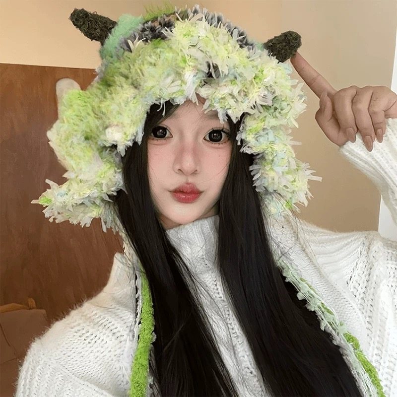 毛线帽出游休闲女秋冬