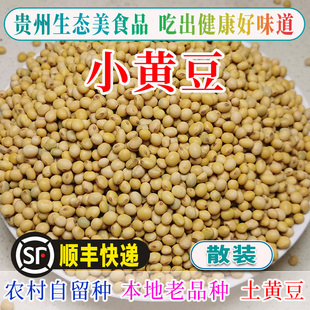 贵州农家小黄豆自留种小颗粒土黄豆非大豆非转基因大山里 老品种
