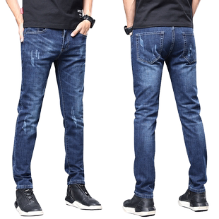 春季牛仔裤男士直筒修身休闲2025春季新款潮流长裤弹力男款裤子男