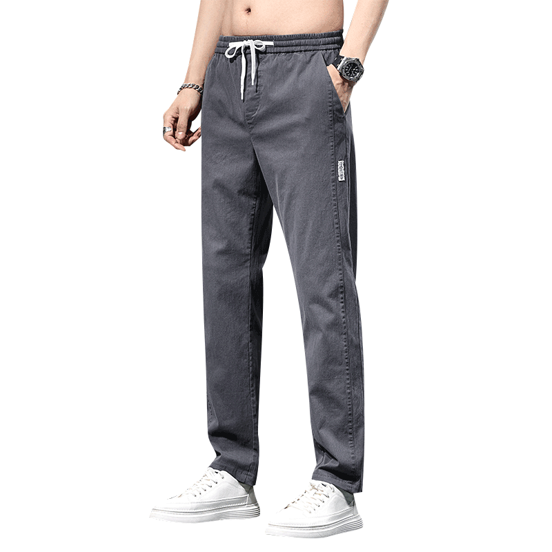 2025春季男士束腰休闲裤修身宽松