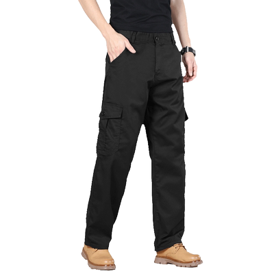 秋冬款男士直筒工装裤子男款潮流