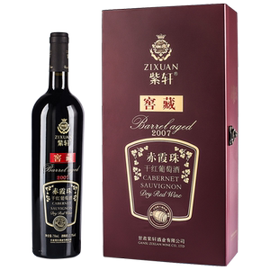 紫轩窖藏赤霞珠干红葡萄酒亲友