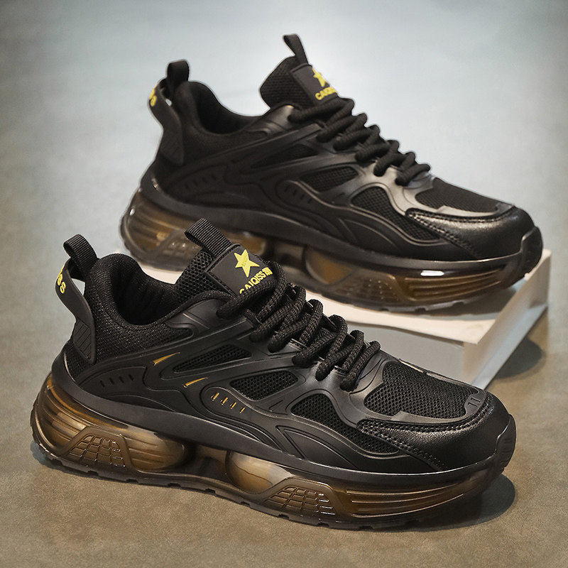 男鞋2026新款夏季透气网面休闲运动鞋男士跑步气垫减震厚底老爹鞋,流行男鞋,时尚休闲鞋,淘宝优惠券,粉丝福利购,淘宝优惠卷