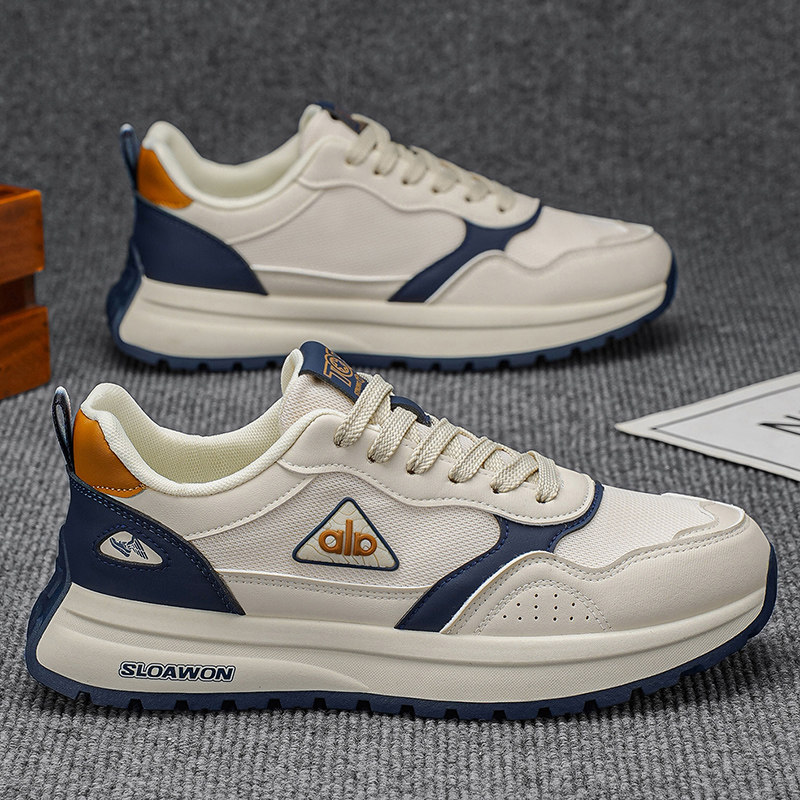 男鞋春季2026新款百搭网面透气休闲阿甘鞋男士轻便软底运动老爹鞋,流行男鞋,时尚休闲鞋,淘宝优惠券,粉丝福利购,淘宝优惠卷