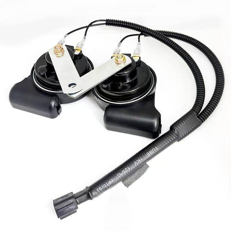 适用宝马摩托车ADV1200R1300改装12V超响防水鸣笛高低音蜗牛喇叭
