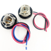 适用福特福克斯福睿斯后刹车灯泡转向灯泡灯座插头插座P21WP21