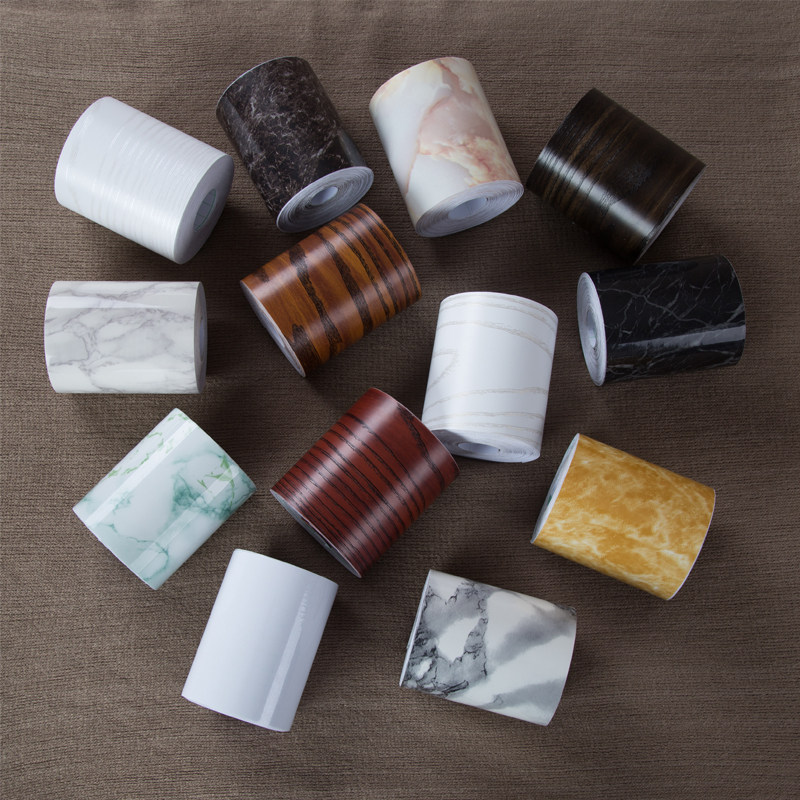 自粘纯白地角线墙贴pvc防水踢脚线窗台门框波导线贴纸瓷砖腰线