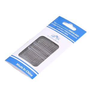 老人不用穿线的针免穿针免认盲人针缝衣服被子大眼缝纫针长手缝针