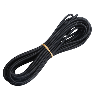 黑色圆形松紧带高弹力耐用躺椅粗绳子松紧绳细橡皮筋家用裤子抽绳