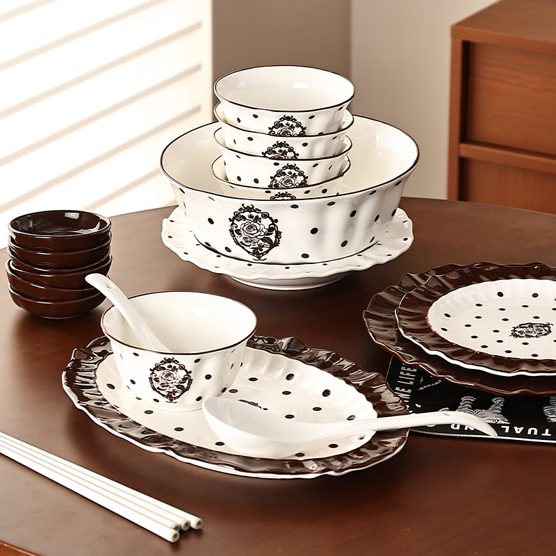中古风餐具套装高级感小众