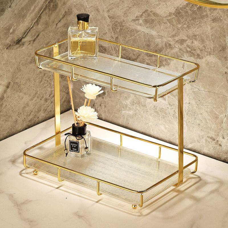 轻奢卫生间置物架洗手间洗漱台化妆品收纳架厕所浴室亚克力收纳盒,家庭/个人清洁工具,浴室角架/置物架,淘宝优惠券,粉丝福利购,淘宝优惠卷