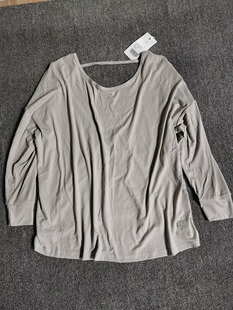 后背小心机上衣镂空宽松胖mm显瘦漏背 莫代尔性感大露背T恤女夏