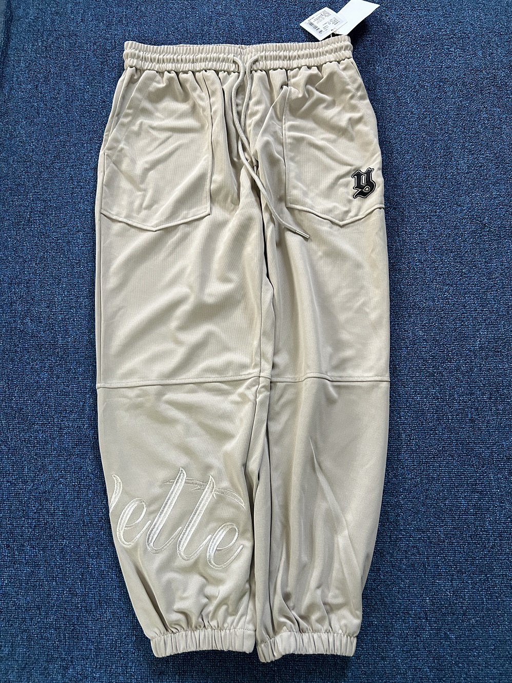 运动休闲长裤刺绣男女夏季