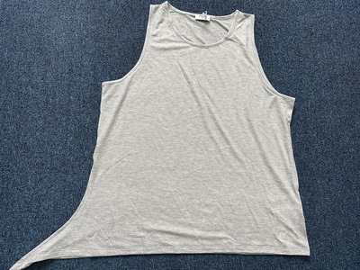 速干训练背心拼接无袖工字背运动