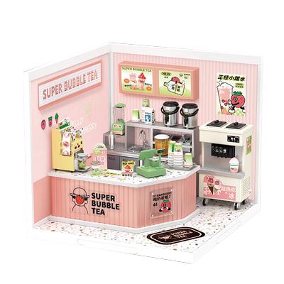若态若来超级世界diy小屋积木女