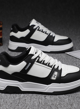 欧洲站男鞋2025年新款秋季青少年厚底增高防滑高级感休闲运动板鞋