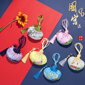 新品 艾叶香包定制中国风香囊艾草香袋空袋驱蚊随身挂件端午礼品