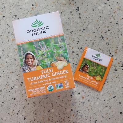 OrganicIndia姜黄生姜图尔西
