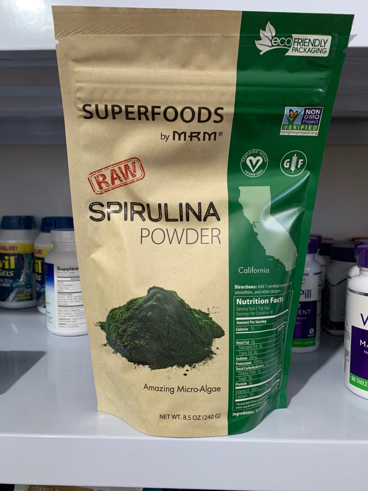 无添加螺旋藻粉无麸Spirulina