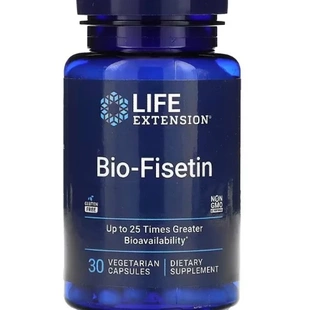 Life Extension Bio-Fisetin30粒素食胶囊漆黄素非瑟酮姜黄素伴侣