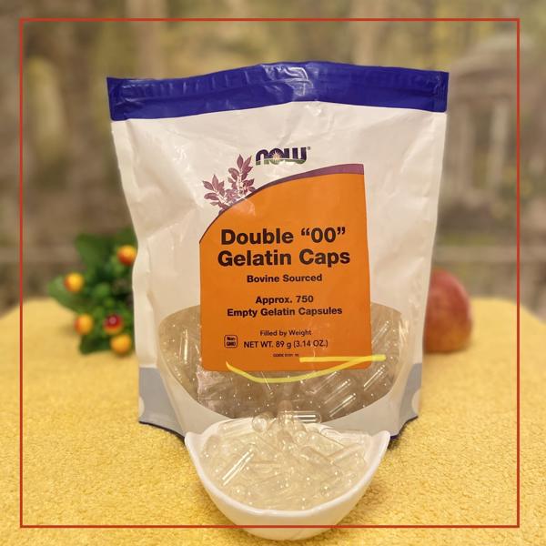 NowFoods进口医药级素食胶囊壳皮空心胶囊00号750粒灌装