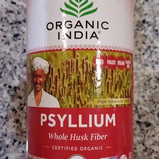 Organic India 有机洋车前子整粒340g Psyllium 肠胃素食印度有机
