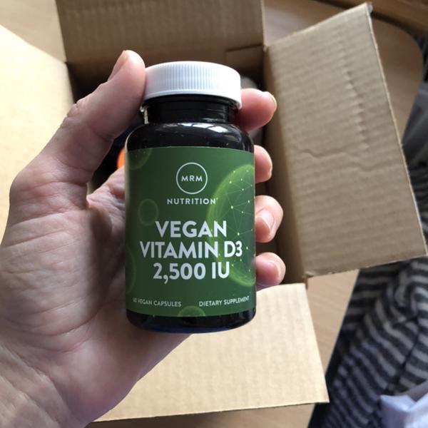 MRM Nutrition全素维生素 D3 2,500国际单位 60粒胶囊现货