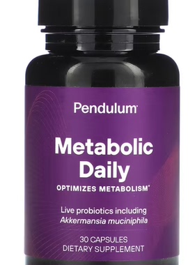 Pendulum Metabolic Daily with Akkermansia 30 粒胶囊 益生菌