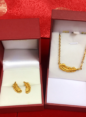 新款镀金仿真假三金爱情